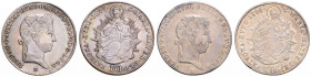 FERDINAND V / I (1835 - 1848)
 Lot 2 coins - 10 Kreuzer 1847 B and 1848 B B B 7.74 g. VF | VF