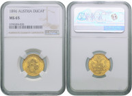 FRANZ JOSEPH I (1848 - 1916)
 1 Ducat 1896 Früh 1255 UNC | UNC , NGC MS 65