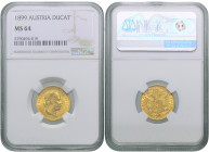 FRANZ JOSEPH I (1848 - 1916)
 1 Ducat 1899 Früh 1258 UNC | UNC , NGC MS 64