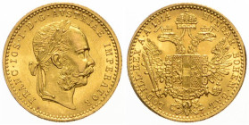 FRANZ JOSEPH I (1848 - 1916)
 1 Ducat 1914 Früh 1273 3.49 g. about UNC | about UNC