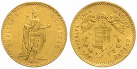 FRANZ JOSEPH I (1848 - 1916)
 1 Ducat 1868 KB KB. Früh 1232 3.49 g. about UNC | about UNC