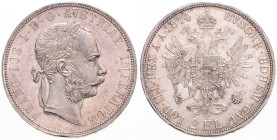 FRANZ JOSEPH I (1848 - 1916)
 2 Gulden 1874 Früh 1373 24.70 g. about UNC | about UNC