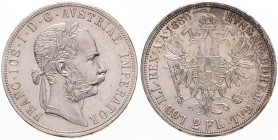 FRANZ JOSEPH I (1848 - 1916)
 2 Gulden 1880 Früh 1379 24.76 g. about UNC | about UNC