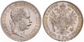 FRANZ JOSEPH I (1848 - 1916)
 2 Gulden 1888 Früh 1387 24.66 g. about UNC | about UNC