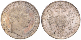 FRANZ JOSEPH I (1848 - 1916)
 1 Gulden 1862 A A. Früh 1464 12.31 g. UNC | UNC