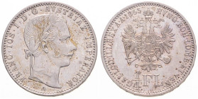 FRANZ JOSEPH I (1848 - 1916)
 1/4 Gulden 1863 A A. Früh 1541 5.35 g. about EF | about EF , drobná hranka, rysky | small defect on the edge, hairlines...