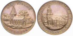 SAXONY
 Silver medal To commemorate the 100th Anniversary of the Construction of the Saska Kamenice (Reichen 1910 33 mm, Ag 900/1000 14.62 g. about U...