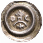 OTTOKAR II OF BOHEMIA (1248 - 1278)
 Bracteate small size Moravia C 966 0.50 g. VF | VF