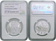 CZECH REPUBLIC
 200 Kc 650th Anniversary of the laying of the foundation stone of Charles Bridge in Prague 2007 Ceská mincovna Ceská mincovna. MCH CR...
