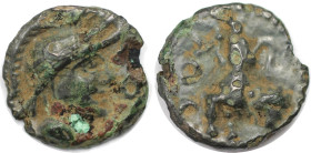 Keltische Münzen, GALLIA. SEQUANI. Potin vor 52 v. Chr. (2,17 g. 15,5 mm). Castelin, S.80 №725ff. Schön-sehr schön