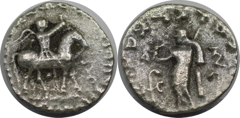 Griechische Münzen, INDO - SKYTHEN. Azes I/II, ca. 35-12 v. Chr. Drachmen. Vs.: ...