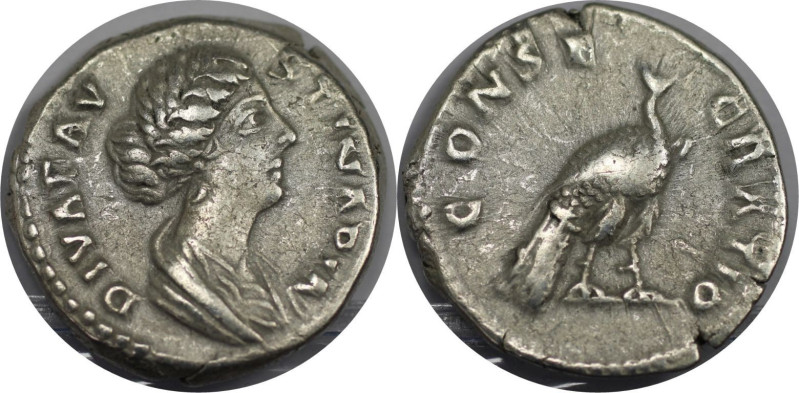 Römische Münzen, MÜNZEN DER RÖMISCHEN KAISERZEIT. Faustina Minor (147-176 n. Chr...