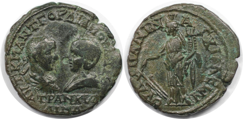 Römische Münzen, MÜNZEN DER RÖMISCHEN KAISERZEIT. Thrakien, Anchialus. Gordianus...
