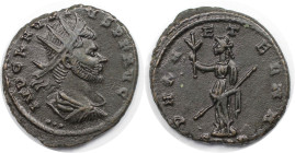 Römische Münzen, MÜNZEN DER RÖMISCHEN KAISERZEIT. Claudius II. Gothicus. Antoninianus 268-270 n. Chr. (3.84 g. 19 mm) Vs.: IMP CLAVDIVS PF AVG, Büste ...