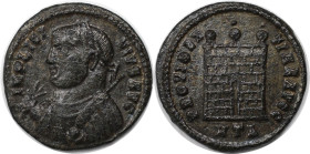 Römische Münzen, MÜNZEN DER RÖMISCHEN KAISERZEIT. Licinius I. (308 - 324 n. Chr). Follis (2.93 g. 19.5 mm). Vs.: IMP LICINIVS AVG, gepanzerte und drap...
