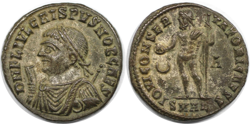 Römische Münzen, MÜNZEN DER RÖMISCHEN KAISERZEIT. Crispus (317-326 n. Chr). Foll...