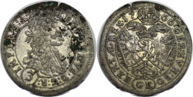 RDR – Habsburg – Österreich, RÖMISCH-DEUTSCHES REICH. Leopold I. (1657-1705). 3 Kreuzer 1700 GE, Prag. Herinek 1467. Vorzüglich. Flecken. Korrodiert. ...