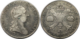 RDR – Habsburg – Österreich, RÖMISCH-DEUTSCHES REICH. Haus Habsburg. Josef II. (1765-1790). Kronentaler 1789 M, Mailand. Silber. Sehr schön-vorzüglich...