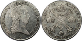 RDR – Habsburg – Österreich, RÖMISCH-DEUTSCHES REICH. Haus Habsburg. Franz II./I. (1792-1835). Kronentaler 1796 M, Mailand. Silber. Sehr schön-vorzügl...