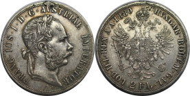 RDR – Habsburg – Österreich, KAISERREICH ÖSTERREICH. Österreich-Ungarn. Franz Joseph I. (1848-1916). Doppelgulden 1880. Silber. Dav. 27. Vorzüglich+. ...