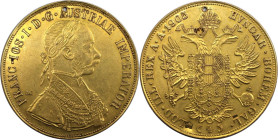 RDR – Habsburg – Österreich, KAISERREICH ÖSTERREICH. Franz Josef I. (1848-1916). 4 Dukaten (Nachahmung) 1905. Geprägt nach 1918 in Sofia für BULGARIEN...