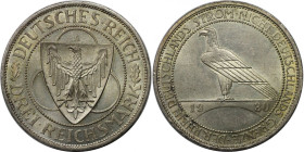 Deutsche Münzen und Medaillen ab 1871, WEIMARER REPUBLIK. 3 Reichsmark 1930 A. Silber. Jaeger 345. Vorzüglich