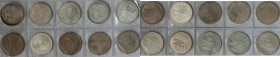 Deutsche Münzen und Medaillen ab 1945, Lots und Samllungen. BUNDESREPUBLIK DEUTSCHLAND. Set 10 Stück x10 DM 1998-2001. Stempelglanz. Einzeln in Münzhü...