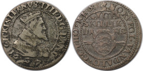 Europäische Münzen und Medaillen, Dänemark / Denmark. DÄNEMARK KÖNIGREICH. Christian IV. (1588-1648). 8 Skilling 1607, Kopenhagen. Münzmeister Nikolau...