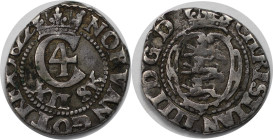 Europäische Münzen und Medaillen, Dänemark / Denmark. DÄNEMARK KÖNIGREICH. Christian IV. (1588-1648). 12 Skilling 1622, Frederiksborg. Münzmeister Joh...