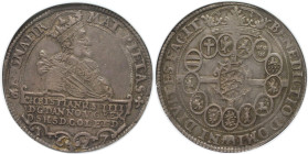 Europäische Münzen und Medaillen, Dänemark / Denmark. Speciedaler 1627 NS. Silber. NGC XF-45, feine Patina