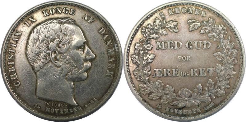 Europäische Münzen und Medaillen, Dänemark / Denmark. Christian IX. (1863-1906)....
