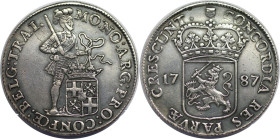 Europäische Münzen und Medaillen, Niederlande / Netherlands. Utrecht. Silberdukat 1787 (um 1781?). Type IIIb. Silber. 27,92 g. Delm. 982, V. 106.1. Se...