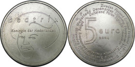 Europäische Münzen und Medaillen, Niederlande / Netherlands. EU-Präsidentschaft und Erweiterung. 5 Euro 2004. 11,90 g. 0.925 Silber. 0.35 OZ. KM 252. ...