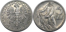 Europäische Münzen und Medaillen, Polen / Poland. 5 Zlotych 1959. Aluminium. KM Y 47. Vorzüglich