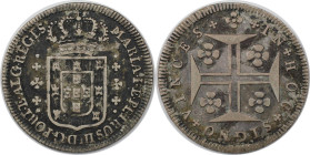 Europäische Münzen und Medaillen, Portugal. Maria I & Peter III. 120 Reis ND (1777), Silber. KM 266. Sehr schön-vorzüglich