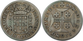 Europäische Münzen und Medaillen, Portugal. John V. 200 Reis 1748, Silber. KM 181. Sehr schön+