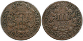 Europäische Münzen und Medaillen, Portugal. Jose I. 3 Reis 1751. Kupfer. KM 241.2. Sehr schön-vorzüglich