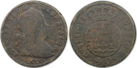 Europäische Münzen und Medaillen, Portugal. Joannes VI. 40 Reis 1820, Bronze. KM 370. Schön