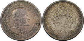 Europäische Münzen und Medaillen, Schweden / Sweden. 400 Jahre Schwedischer Befreiungskrieg. 2 Kronor 1921. 15,0 g. 0.800 Silber. 0.39 OZ. KM 799. Seh...