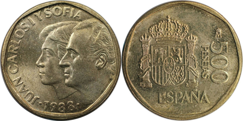 Europäische Münzen und Medaillen, Spanien / Spain. Juan Carlos I. 500 Pesetas 19...
