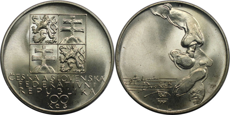 Europäische Münzen und Medaillen, Tschechoslowakei / Czechoslovakia. 150. Geburt...