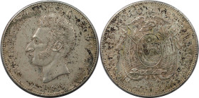 Weltmünzen und Medaillen, Ecuador. Antonio Jose de Sucre. 5 Sucres 1943. Silber. 24,97 g. KM 79. Sehr schön