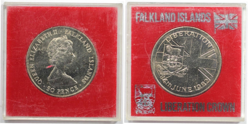 Weltmünzen und Medaillen, Falklandinseln / Falkland islands. Befreiung - 14. Jun...