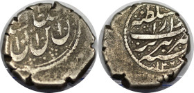 Weltmünzen und Medaillen, Iran. Agha Mohammad Khan Qajar. 2 Shahi 1793 (AH 1207). Silber. 2,48 g. Sehr schön