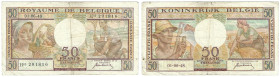 Banknoten, Belgien / Belgium. Baudouin I. 50 Francs 01.06.1948. Pick: 133a. III