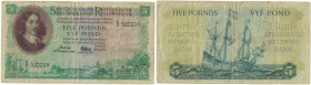 Banknoten, Südafrika / South Africa. 5 Pounds 3 November, 1948. Pick 95. III