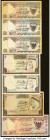 Bahrain, Kuwait, United Arab Emirates & More Group Lot of 14 Examples Very Good-Fine. Annotations, stains, tears and pinholes may be present. 

HID098...