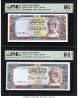 Oman Central Bank of Oman 10; 20 Rials 1993; 1994 Pick 28b; 29b Two Examples PMG Gem Uncirculated 66 EPQ; Choice Uncirculated 64 EPQ. 

HID09801242017...