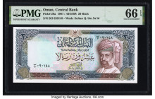Oman Central Bank of Oman 20 Rials 1987 / AH1408 Pick 29a PMG Gem Uncirculated 66 EPQ. 

HID09801242017

© 2022 Heritage Auctions | All Rights Reserve...