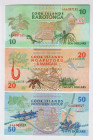 Cook Islands 10 - 20 - 50 Dollars 1992
P# 8 - 10, Rare; UNC